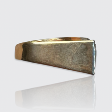 Load image into Gallery viewer, Retro Ring set with a Certified Columbian Emerald &amp; Diamonds