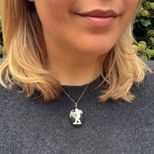 Load image into Gallery viewer, 19th Century Onyx &amp; Diamond Hunting Cupid Cameo Pendant