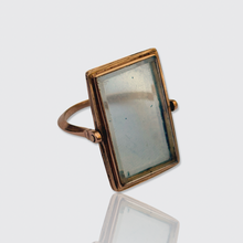 Load image into Gallery viewer, 19th Century Glass Panel Swivel Ring