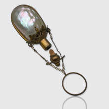 Load image into Gallery viewer, Antique Shell Perfume Bottle with Ring