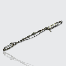 Load image into Gallery viewer, Reserved: Art Deco Old-Cut Diamond Link Bracelet