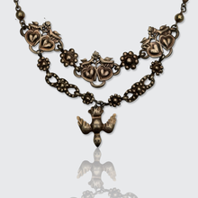 Load image into Gallery viewer, 19th Century Brass Saint Esprit Necklace