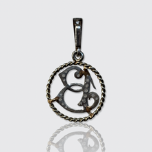 Load image into Gallery viewer, Art Deco Lucky 13 Pendant