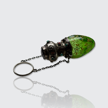Load image into Gallery viewer, 19th Century Viennese Glass Perfume Bottle with Finger Ring