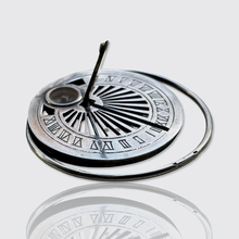 Load image into Gallery viewer, Antique Silver Money Clip, Compass and Sundial, Mappin &amp; Webb Paris