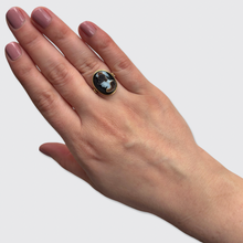 Load image into Gallery viewer, Antique Hardstone Cameo Ring a Greek Warrior