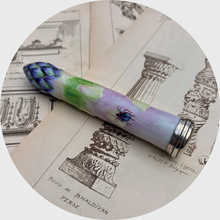 Load image into Gallery viewer, Antique Porcelain and Silver Asparagus Etui