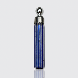 Antique French Blue Glass Perfume Bottle