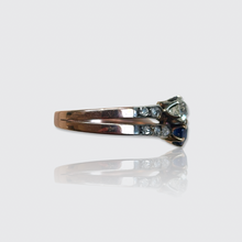 Load image into Gallery viewer, Belle Epoque Sapphire &amp; Diamond Toi et Moi Ring