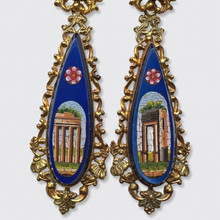 Load image into Gallery viewer, Victorian Grand Tour Micro Mosaic Earrings