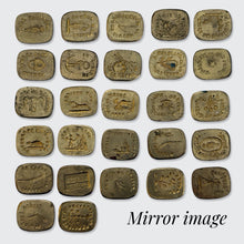 Load image into Gallery viewer, 19th Century Seal Holder with Five Trays and 27 Double-Sided Seals