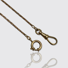 Load image into Gallery viewer, Antique 14k Gold Fantasy Link Watch Chain Necklace