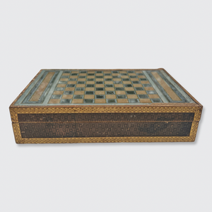 Georgian Mirrored Checkers Set