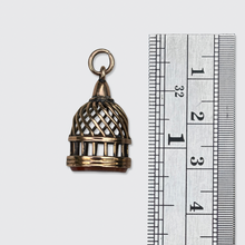 Load image into Gallery viewer, Victorian Bird Cage 'ML' Monogram Pendant