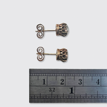 Load image into Gallery viewer, Victorian Rose-cut Diamond Earrings