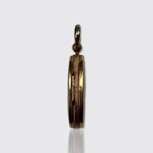 Load image into Gallery viewer, Victorian Hairwork Mourning Pendant