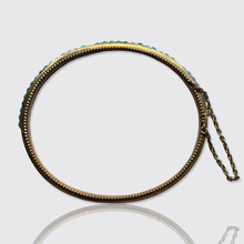 Load image into Gallery viewer, Victorian 18k Gold Turquoise Bracelet
