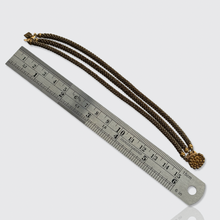 Load image into Gallery viewer, Georgian Braided Hair &amp; Cannetille Clasp Bracelet