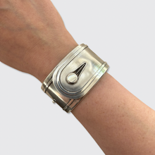 Load image into Gallery viewer, 19th Century Silver Cuff Bracelet