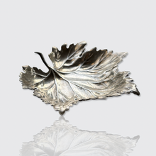 Load image into Gallery viewer, Reserved: Vintage Silver Leaf-Shaped Ring Tray, Buccellati