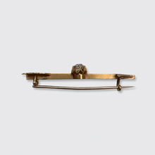 Load image into Gallery viewer, Cushion-Cut Diamond Arrow Brooch