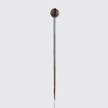 Load image into Gallery viewer, Platinum Art Deco Ruby &amp; Diamond Ball Stickpin