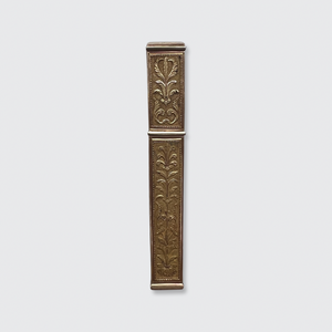 Georgian Chased Gold Bodkin Case