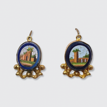Load image into Gallery viewer, Victorian Grand Tour Micro Mosaic Earrings