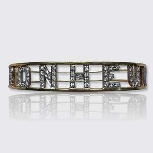 Vintage Diamond 'Bonheur' Bracelet
