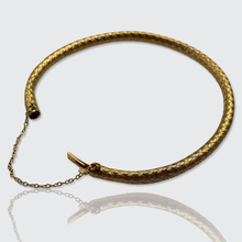 Load image into Gallery viewer, Vintage Braided Gold Bracelet