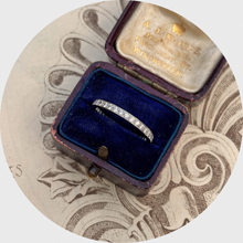 Load image into Gallery viewer, Vintage Diamond Eternity Ring, Mauboussin