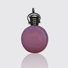 Load image into Gallery viewer, Antique Pink Opaline Glass Perfume Bottle