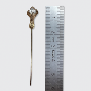 Rose-Cut Diamond Claw Pin