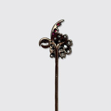Load image into Gallery viewer, Victorian Ruby &amp; Diamond Cockatoo Stickpin