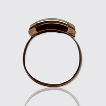 Load image into Gallery viewer, Georgian Wheat Hairwork Mourning Ring