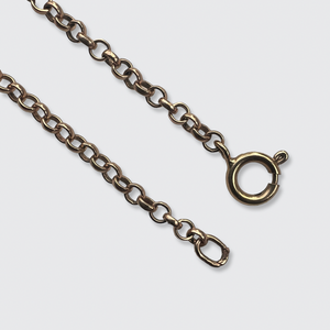 Antique Rose Gold Belcher Link Necklace
