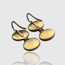 Load image into Gallery viewer, Lapis Lazuli Drop Earrings, Cufflink Conversion