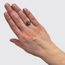 Load image into Gallery viewer, Antique Rose-Cut Diamond 'Giardinetti' Flower Basket Ring