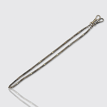 Load image into Gallery viewer, Antique Silver &amp; Gold Watch Chain Necklace