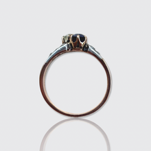 Load image into Gallery viewer, Belle Epoque Sapphire &amp; Diamond Toi et Moi Ring