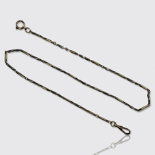Load image into Gallery viewer, Art Deco Two Tone Gold Watch Chain / Necklace