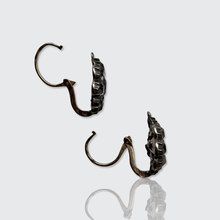 Load image into Gallery viewer, Victorian Paste Cluster Leverback Earrings
