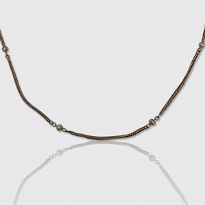 Victorian Seed Pearl Station Necklace