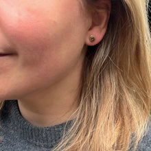 Load image into Gallery viewer, Victorian Rose-Cut Diamond Stud Earrings