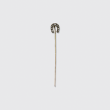 Load image into Gallery viewer, Antique Miniature Diamond Horseshoe Stickpin