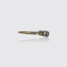 Load image into Gallery viewer, Georgian Seven Stone Rose-Cut Diamond Half Hoop Ring