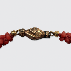 Antique Sciacca Coral Necklace