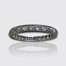 Load image into Gallery viewer, Platinum Old-Cut Diamond Eternity Ring
