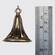 Load image into Gallery viewer, 19th Century Carnelian Intaglio Fob Seal 'Je ne change qu'en mourant'