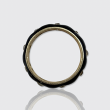 Load image into Gallery viewer, Victorian Diamond &amp; Enamel Eternity Ring